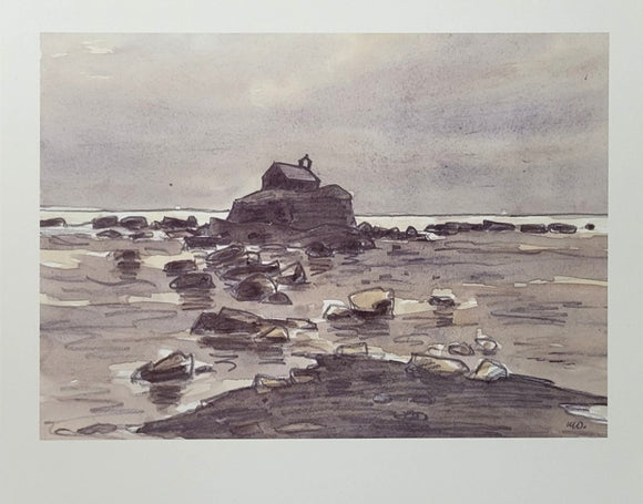 Kyffin Williams -St Cwyfan Church Print