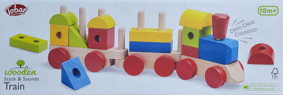 Wooden Stack and Sound Train